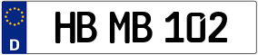 Truck License Plate
